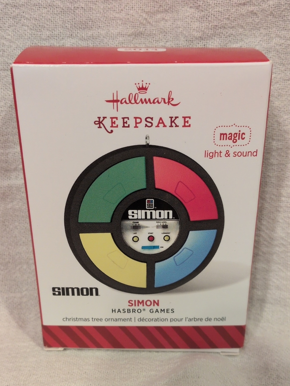 Hallmark Keepsake Simon Hasbro Game Ornament~ 2014